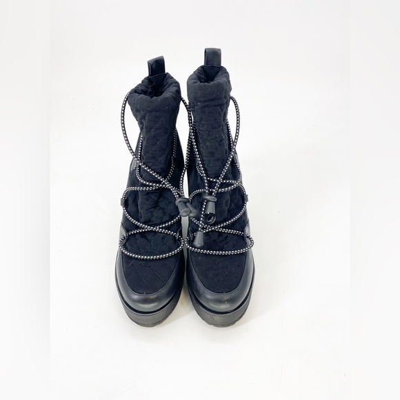Steve Madden Astra Wedge Drawstring Boots Sz 8.5 - Picture 6 of 8